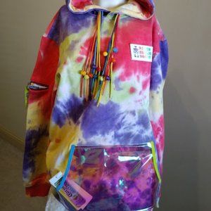 Multicolor Tie-Dye Hoodie